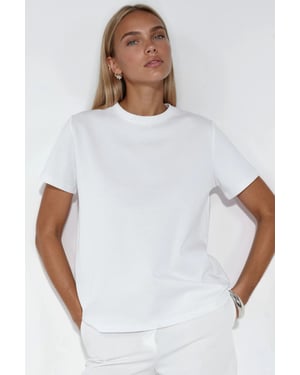 Effen Ronde Hals T-Shirt