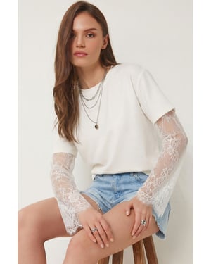 Oversized Col T-shirt
