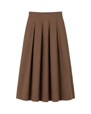 Hoge Taille A-Lijn Midi Rok