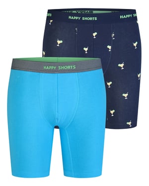 Happy Shorts Mannen Lange boxer Jersey
