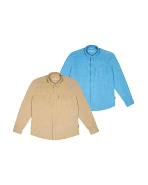 Checker Mannen Overhemd Dynasty Cord