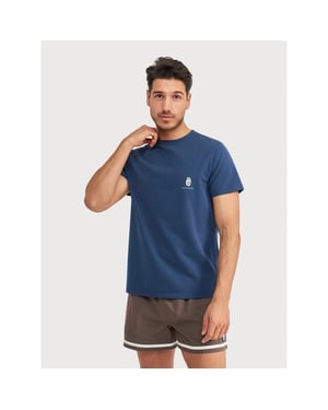 Blue Industry Het backprint t-shirt |