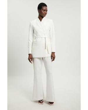Compact Stretch Tailored Straight Leg Trouser