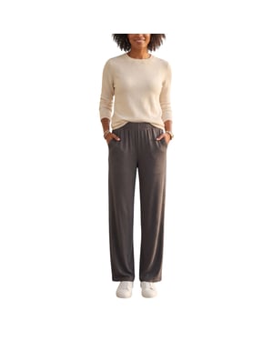 Kenneth Cole Womens Leggings Pull On Wide Leg Trouser Rise Stretchable Bottom