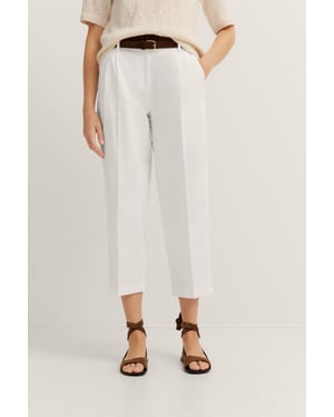 Bugatti Damen Chino met plooi