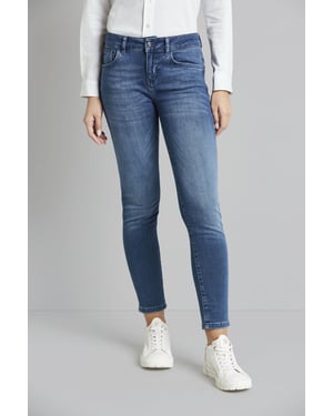 Bugatti Damen 5-pocket jeans met flexcity stretch