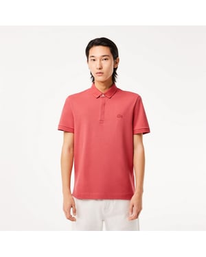Men's Lacoste Fit Paris Stretch Piqu¿ Polo Shirt in Red