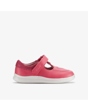 Crest Wish Toddler Bright Pink Leather Shoes