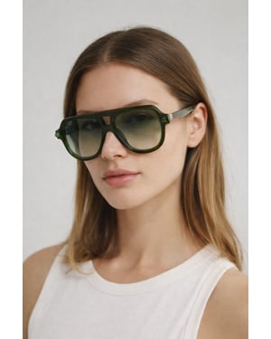 Bold Navigator Sunglasses in Green