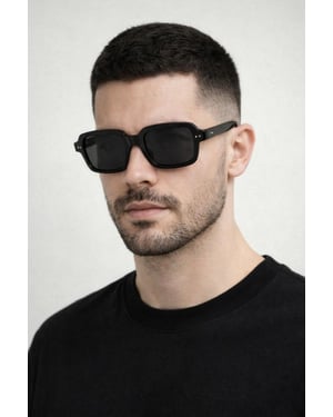 Bold Square Sunglasses In Black