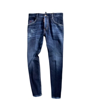 Dsquared2 Mörkblå Jeansbyxor