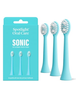 Spotlight Oral Care Sonic Toothbrush Replacement Heads In Blue