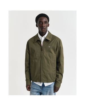 Men's Gant Windcheater Jacket in Green