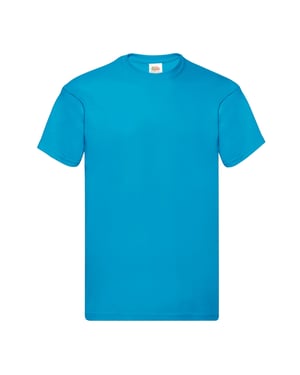 Fruit of the Loom Heren Origineel T-Shirt (Azuurblauw)