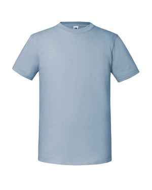 Fruit of the Loom Heren Iconic 195 Premium Ringspun Katoen T-Shirt (Mineraalblauw)