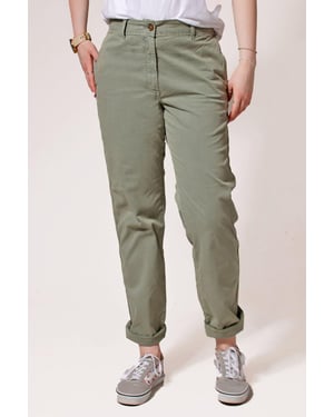 Tapered Ankle Grazer Chino Trousers