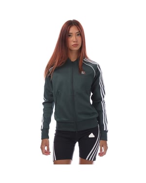 Women's adidas Originals SST Track Jacket in Green