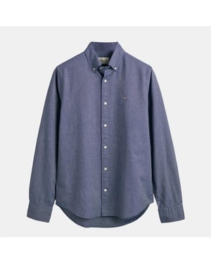 Men's Gant Fit Classic Oxford Shirt in Blue