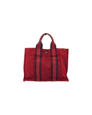 Hermes Vintage stoffen draagtas Fourre-Tout