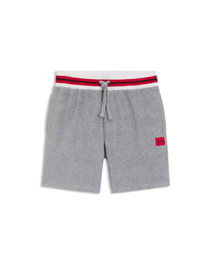 Men's Hugo Contrast Trim Shorts in Grey