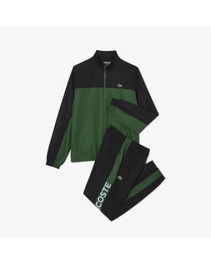 Men's Lacoste Printed Tracksuit in Green