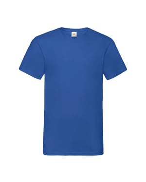 Fruit of the Loom Heren Valueweight V Neck T-shirt (Koningsblauw)
