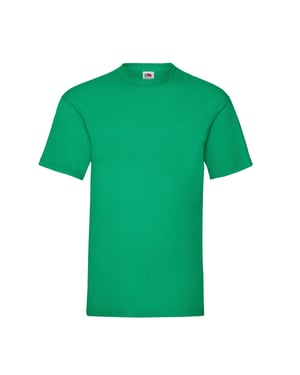 Fruit of the Loom Heren Valueweight T-Shirt (Kelly Groen)