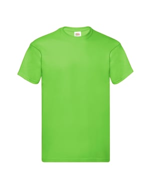 Fruit of the Loom Heren Origineel T-Shirt (Kalk groen)