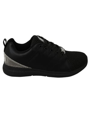 Philipp Plein Zwarte Casual Hardloopschoenen