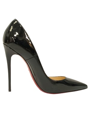 Christian Louboutin So Kate Pumps in Zwart Patentleer