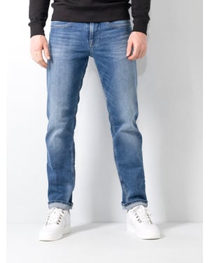 Petrol Industries - Heren Riley Regular Fit Jeans - Blauw