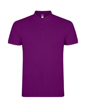 Roly Heren Ster Poloshirt (Paars)