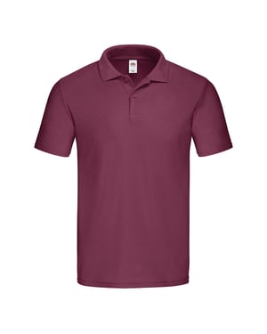 Fruit of the Loom Heren Origineel Polo Shirt (Bourgondië)