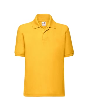 Fruit of the Loom Kinder/Kinder 65/35 Poloshirt (Zonnebloem)