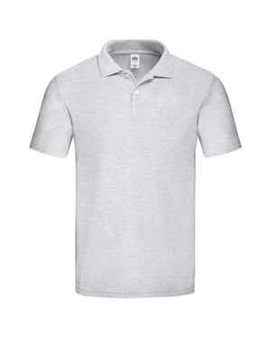 Fruit of the Loom Heren Original Heather Poloshirt (Grijs)