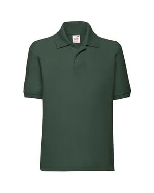 Fruit of the Loom Kinder/Kinder 65/35 Poloshirt (Fles groen)