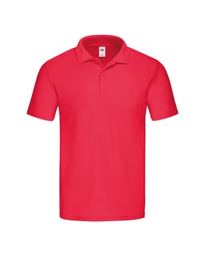 Fruit of the Loom Heren Origineel Polo Shirt (Rood)