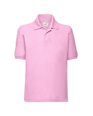Fruit of the Loom Kinder/Kinder 65/35 Poloshirt (Lichtroze)