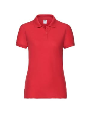 Fruit of the Loom Dames/dames 65/35 Poloshirt (Rood)