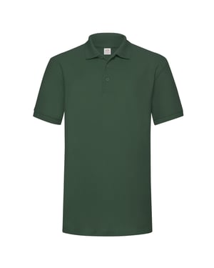 Fruit of the Loom Heren 65/35 Zwaargewicht Poloshirt (Fles groen)