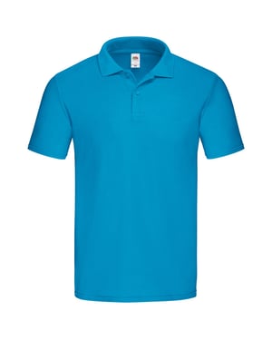 Fruit of the Loom Heren Origineel Polo Shirt (Azuurblauw)