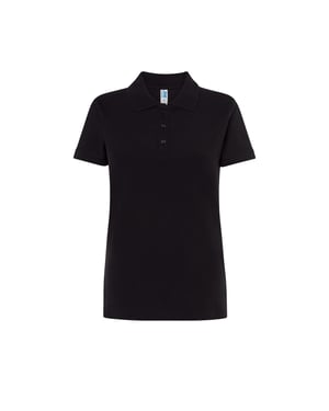 JHK Dames/Dames Effen Plus Poloshirt (Zwart)