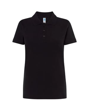 JHK Dames/Dames Regular Poloshirt (Zwart)