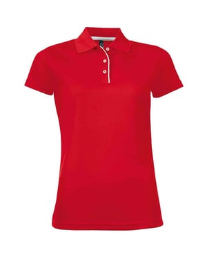 SOLS Performer sportpoloshirt voor dames/dames (Rood)