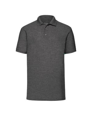 Fruit of the Loom Heren 65/35 Poloshirt (Donkere Heide Grijs)