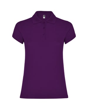 Roly Dames/Dames Ster Poloshirt (Paars)
