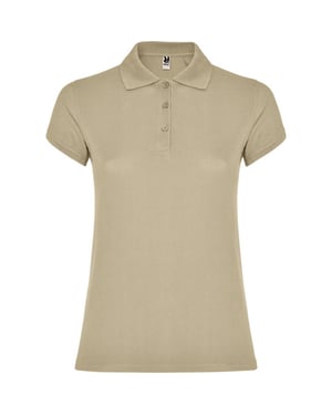 Roly Dames/Dames Ster Poloshirt (Zand)