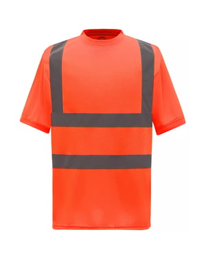 Yoko Heren Hi-Vis Veiligheids-T-shirt (Oranje)