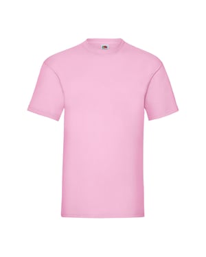 Fruit of the Loom Heren Valueweight T-Shirt (Lichtroze)