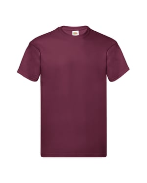 Fruit of the Loom Heren Origineel T-Shirt (Bourgondië)